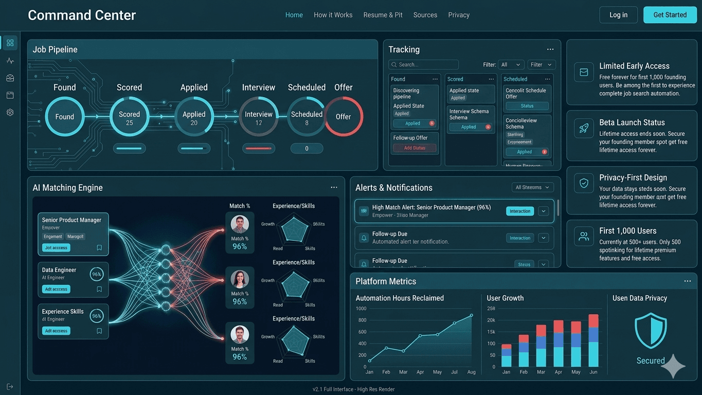 myEmploymentHub job dashboard automation